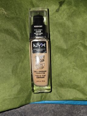 NYX Can't Stop Won't Stop Full Coverage Foundation - Medium Buff (Beige)